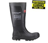 Botas Wellington Unisex De Seguridad Con Punta De Acero Dunlop TerraPro Negras