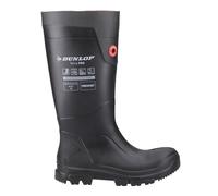 Dunlop Botas Wellington TerraPro Unisex de seguridad con punta de acero Negras