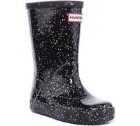 Botas Wellington Unisex Glitter Para Niños Hunter Negras Talla UK 1-13