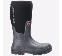 Dunlop Snugboot Pioneer sin Cordones Bota Impermeable Botas de Agua Negro Unisex