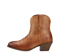 ARIAT Darlin Occidental en Negro Plena Flor Corto Vaquero Mujer Botas 3-8