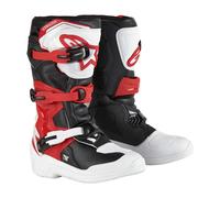 Alpinestars Tech 3S, botas juventud 6 US male Blanco/Negro/Rojo