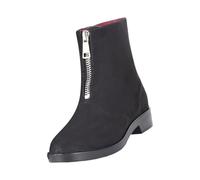 BOTCAM Botas de lluvia cortas de goma para mujer, botas de lluvia para mujer, botas de jardín, botas de goma, con comodidad, elegantes, Negro , 38 EU