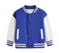 BOTCAM Boys And Girls Coat Spring And Autumn Winter New Children Plus Fleece Béisbol Clothes Baby Cardigan Small Medium Thick Children's Top Sudadera Larga Hombre, azul oscuro, 12-18 meses