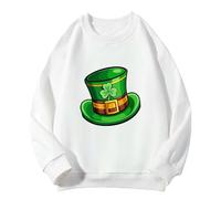 BOTCAM Children Kids Daily Printed Trajes Sudadera Casual Manga Larga Sudadera con Capucha Tops Sudadera con Capucha Rojo, Blanco, 10-11 años