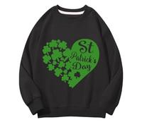 BOTCAM Girls and Boys Round Neck Sweatshirts Spring and Autumn St Day Middle and Large Children's Sweatshirts Retro Personality 2D Printing Children's Casual Sweatshirt Abuelo Niña Jersey, Negro , 10