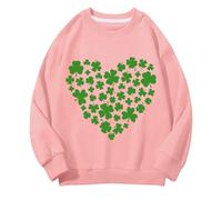 BOTCAM Girls and Boys Round Neck Sweatshirts Spring and Autumn St Day Middle and Large Children's Sweatshirts Retro Personality 2D Printing Children's Casual Sweatshirt Thermobecher, Rosa., 6-7 años