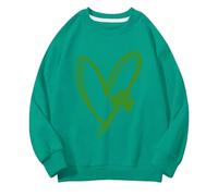 BOTCAM Girls and Boys Round Neck Sweatshirts Spring and Autumn St Day Middle and Large Children's Sweatshirts Retro Personality 2D Printing Children's Casual Sweatshirt Mädchen Pullover, AG., 6-7 años