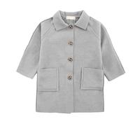 BOTCAM Girls Spring And Autumn New Medium Children's Double Woolen Coat Corean Version Of Foreign Children's Net Red Woolen Early Winter Coat Jugendbücher 13, beige, 11-12 años