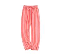 BOTCAM Niño Bebé Niña Soild Elástico Básico Largo Pantalones Bombachos Casual Jogger Deportes Danza Pantalones Niñas Pantalones Cortos 152, Rosa., 7-8 años