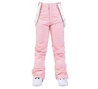 BOTCAM Pantalones de esquí impermeables para mujer, de invierno, con tirantes ajustables, mono, resistentes al viento, pantalones de nieve, pantalones de snowboard, pantalones de senderismo,
