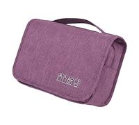 BOTCAM Perlas para planchar maleta tus viajes con esta elegante bolsa de aseo bolsa de almacenamiento para colgar maleta de doctor (púrpura, talla única)