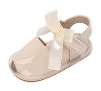BOTCAM Primera niña niña verano zapatos sandalias zapatos niñas caminar para verano al aire libre bebé sandalias zapatos 24 niñas, Z1 beige., 22 EU