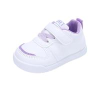 BOTCAM Spring And Summer Children And Infants Toddler Shoes Boys And Girls Floor Sports Flat Soles Light And Comfortable Solid Color Hook Loop Sketche Kids, morado, 23.5 EU