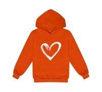 BOTCAM Sudadera de forro polar para niña con capucha, sudadera con capucha estampada bonita camiseta de manga larga 140, G, 7-8 años
