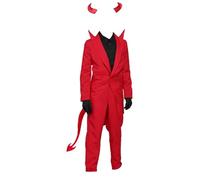 BOTCAM The Red Children Dress Up Performance Costumes Cosplay Play Costumes Costumes Traje para niño, c, 5-6 años