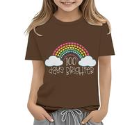 BOTCAM Toddler Boy Girl Summer Clothes First Day of School Shirt In My Pre School Shirt Toddler Kindergarten Shirts Wolle Weste Damen, café, 6-7 años