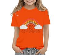 BOTCAM Toddler Boy Girl Summer Clothes First Day of School Shirt In My Pre School Shirt Toddler Kindergarten Shirts Wolle Weste Damen, naranja, 12-13 años