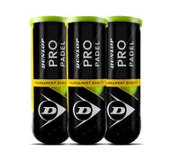 Pelotas padel dunlop pro pack 3