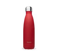 Qwetch - Botella Isotérmica Originals 500ml Acero Inoxidable Rojo - 24h Frío / 12h Caliente - Hermética, Sin BPA y Reutilizable - Para deporte, oficina, senderismo y viajes