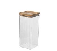 BOTE COCINA ACRILICO 1700ML C/TAPA BAMBU