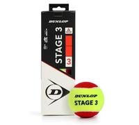 Bote De 3 Bolas Dunlop Stage 3 Rojo