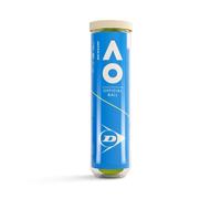 DUNLOP Pelota de Tenis Australian Open: para Tierra Batida, Pista Dura y césped (4 Pelotas)