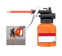 Bote de aceite de bomba mecánica con depósito de aceite transparente y mecanismo de resorte para una lubricación eficiente en motocicletas, coches y electrodomésticos (300 ml)