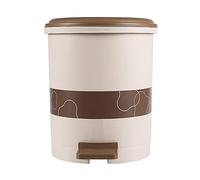 Bote de Basura Botes de basura clasificados de 6l / 9l Pedal Plástico for el hogar con tapa Baño Sala de estar Cubo de separación húmedo y seco Sala de estar Dormitorio Oficina Cesta de papel de desec