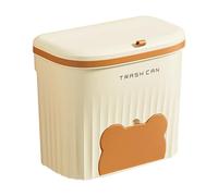 Bote de basura cocina - con puerta gabinete flotante tapa, contenedor desechos alimentos | Compartimento almacenamiento integrado para baño cocina, solución residuos colgantes el hogar que ahorr