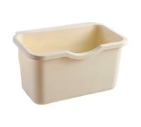 Bote de basura de cocina montado en la pared para el hogar, baño, inodoro de 27 x 16 x 23 cm, 27 x 16 x 29 cm, basura de plástico para cocina y baño para cocinas más pequeñas (2,5 L)