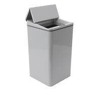 Bote de Basura Inteligente, Bote de Basura con Sensor de Escritorio Apertura Automática Touch Carga USB Sensible Inducción Inteligente Fácil de Usar para la Oficina para el Dormitorio (Gris)