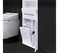 Bote de basura oculto para baño, papel higiénico, champú, cosméticos, organizador de almacenamiento para el hogar, cocina, dormitorio