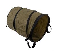 Bote de basura plegable para uso al aire libre, soporte de basura de coche con diseño de almacenamiento de hojas plegable, adecuado para residuos de patio y jardín