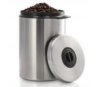 Bote de Café Acero Inox. 1kg Herméticas Depósito Tapa de Aroma Tarro Café