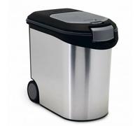 Contenedor de alimentación Curver 12kg 49x28x43 cm, 35L, negro y plata