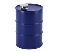 Bote de de acero inoxidable, petaca de barril de 25 onzas | Almacenamiento de líquidos portátil de 750 ml, tapa hermética y estilo industrial para cocina, garaje, parrilla, salsas
