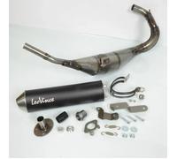 Bote de escape Leovince para HM V6 Gilera 50 SMT 2003-17 Negro Paso Bajo Nuevo