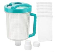 Bote de hojas en línea para limpiador de piscinas sustituye a R211084 W560 W26705 - Trampa transparente para desechos con cesta grande - Sistema de filtro de PVC de 9.92 x 6.27 pulgadas (B)