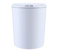 Bote de pequeño automático, Mini papelera de escritorio de 3 / 5L con sensor de infrarrojos, Contenedor de inteligente, de centro /, Blanco 5L