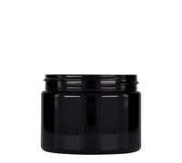Bote de PET 'Isabella' de 500 ml, negro, boca: 100/400