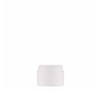 Bote de plástico 'Antonella' de 5 ml, PP, blanco, boca: tapón de rosca