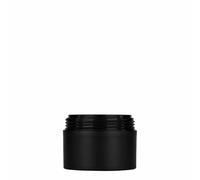 Bote de plástico 'Antonella' de 50 ml, PP, negro, boca: tapón de rosca