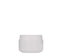 Bote de plástico 'Bianca' de 150 ml, PP, blanco, boca: tapón de rosca