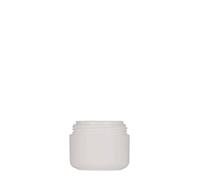 Bote de plástico 'Bianca' de 30 ml, PP, blanco, boca: tapón de rosca