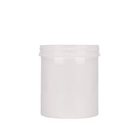 Bote de plástico 'Securilock' de 500 ml, PP, blanco, boca: tapón de rosca
