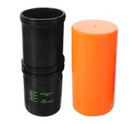 Bote de Presión para Balones de Tenis Reutilizable de 3 Bolas | Plástico Naranja, Hermético y Portátil, Mejora el Rebote, para Práctica en Casa y Clubes de Tenis