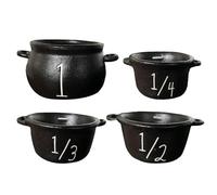Bote gótico de Halloween Cauldron - Spooky - Cuenco para fiestas de brujas, con pantalla negra, diseño de esqueleto de fantasía, kit de acceso, misterioso recipiente de mezcla para trucos, juego de