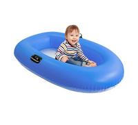 Bote inflable con fondo transparente 160 x 110 cm - Balsa flotante para niños y adultos, piscina, playa, río, exploración, libre, relajación y remar en el agua