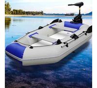 Bote Inflable Durable Multifunción Kayak Bote Inflable Grueso FivePerson Hovercraft Rush Boat Barco de Pesca Barco de Pesca Deportes Acuáticos,A,175x106cm